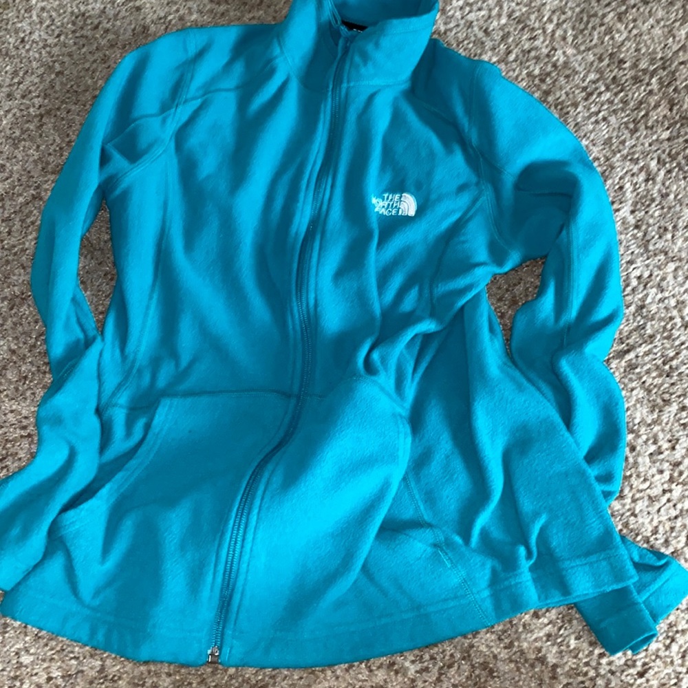 Blue Northface Zip up jacket